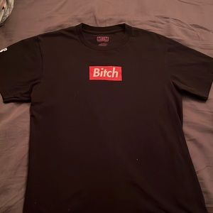 Black T- Shirt w/ print